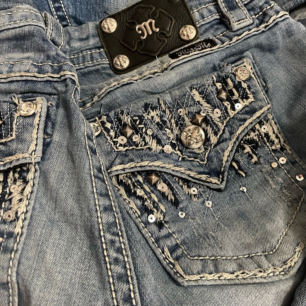 Miss Me Jeans JE8052ER Easy Boot Jeans sz 29 boxCL